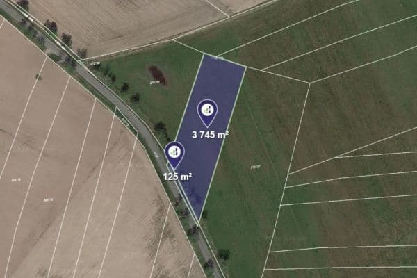 Prodej pozemku 1.481 m², Hlavečník Prodej pozemku 1.481 m², Hlavečník
