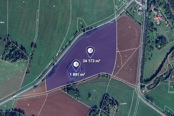 Prodej pozemku 36.064 m², Vidochov Prodej pozemku 36.064 m², Vidochov
