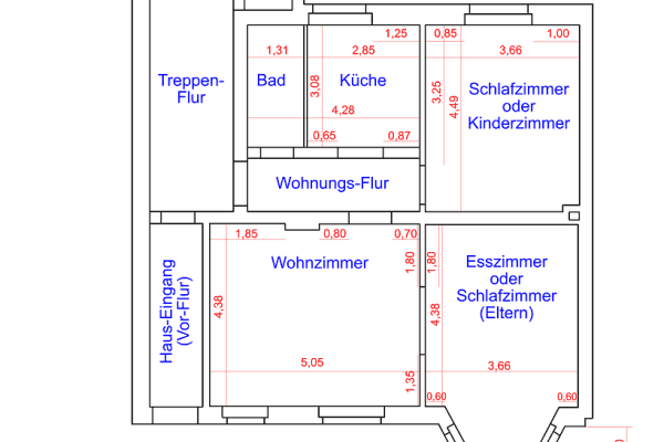 Pronájem bytu 3+1 83 m², Iserlohn Pronájem bytu 3+1 83 m², Iserlohn