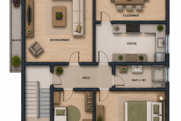 Pronájem bytu 4+1 83 m², Sankt Sebastian Pronájem bytu 4+1 83 m², Sankt Sebastian