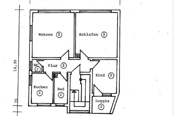 Prodej bytu 3+1 80 m², Mühlhausen Prodej bytu 3+1 80 m², Mühlhausen