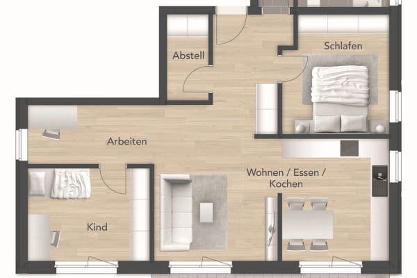 Pronájem bytu 3+kk 90 m², Ahornweg 30, Erlangen Pronájem bytu 3+kk 90 m², Ahornweg 30, Erlangen