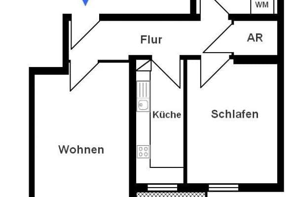 Pronájem bytu 2+1 66 m², Am Krusenick 17, Berlin, Berlín Pronájem bytu 2+1 66 m², Am Krusenick 17, Berlin, Berlín