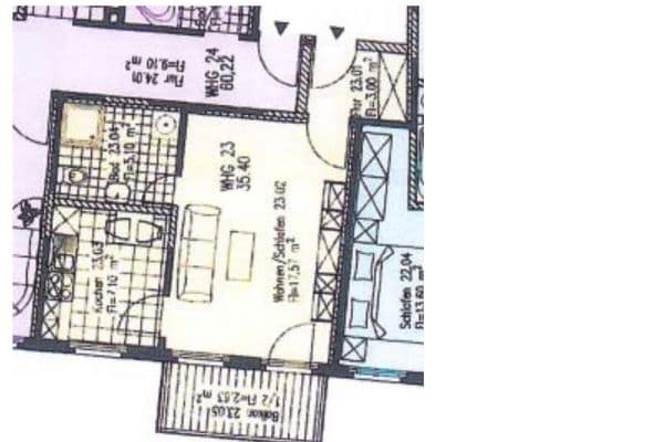 Pronájem bytu 1+1 38 m², Bernhardystraße 51, Halle, Sasko-Anhaltsko Pronájem bytu 1+1 38 m², Bernhardystraße 51, Halle, Sasko-Anhaltsko