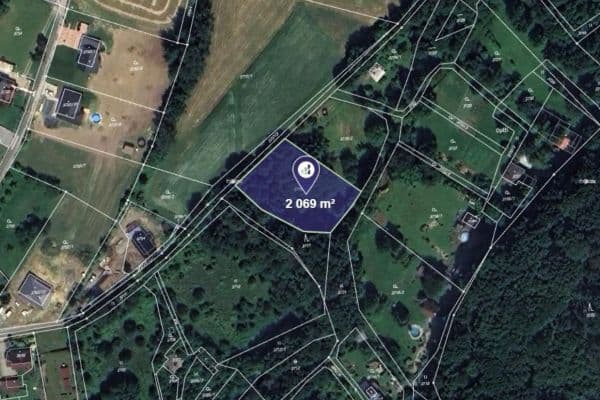 Prodej pozemku 2.069 m², Doubrava Prodej pozemku 2.069 m², Doubrava