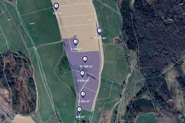 Prodej pozemku 37.292 m², Horní Bradlo Prodej pozemku 37.292 m², Horní Bradlo