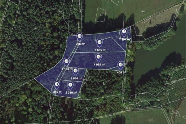 Prodej pozemku 20.054 m², Stříbřec Prodej pozemku 20.054 m², Stříbřec