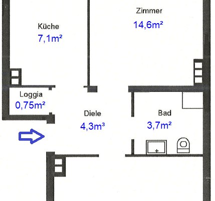 Prodej bytu 2+1 47 m², Eifelstr. 46, Köln, Severní Porýní-Vestfálsko Prodej bytu 2+1 47 m², Eifelstr. 46, Köln, Severní Porýní-Vestfálsko