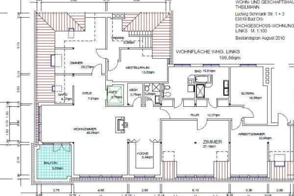 Pronájem bytu 5+1 200 m², Ludwig-Schmank-Str.1, Bad Orb Pronájem bytu 5+1 200 m², Ludwig-Schmank-Str.1, Bad Orb