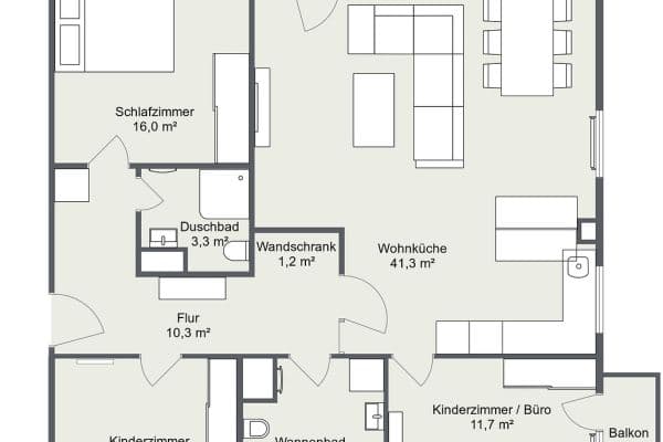 Prodej bytu 4+1 98 m², Erkrath Prodej bytu 4+1 98 m², Erkrath