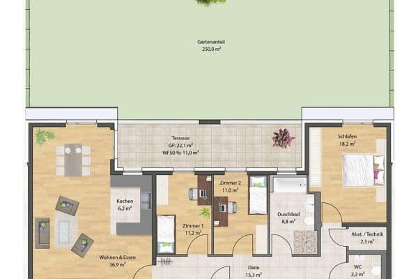 Prodej bytu 4+1 123 m², Ludwigshafen Prodej bytu 4+1 123 m², Ludwigshafen