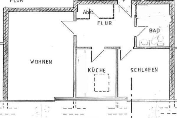 Pronájem bytu 3+1 58 m², Dorfstraße 25, Moisburg Pronájem bytu 3+1 58 m², Dorfstraße 25, Moisburg