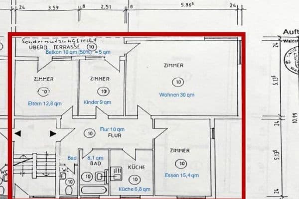 Prodej bytu 4+kk 97 m², Wehr-Öflingen Prodej bytu 4+kk 97 m², Wehr-Öflingen