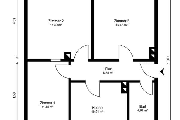 Prodej bytu 3+1 68 m², Klütz, Mecklenburg-Vorpommern Prodej bytu 3+1 68 m², Klütz, Mecklenburg-Vorpommern