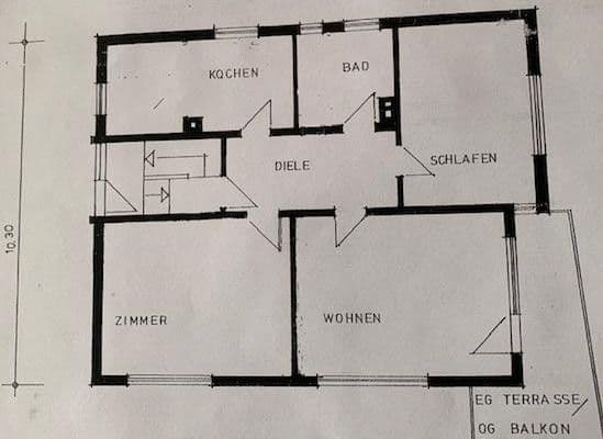 Pronájem bytu 3+1 100 m², Bruchsal Pronájem bytu 3+1 100 m², Bruchsal