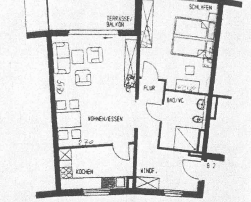 Pronájem bytu 2+1 70 m², Oberbaselweg 55, Weil am Rhein Pronájem bytu 2+1 70 m², Oberbaselweg 55, Weil am Rhein