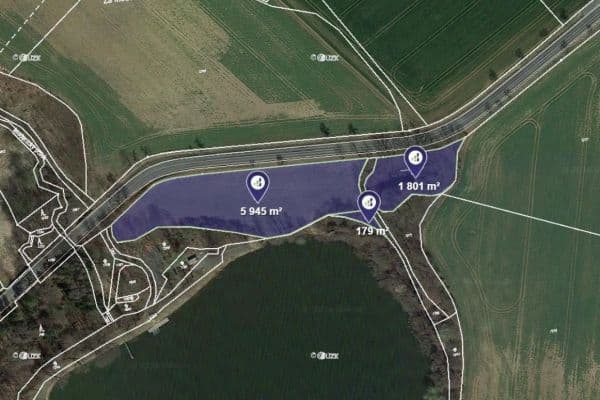 Prodej pozemku 7.925 m², Paběnice Prodej pozemku 7.925 m², Paběnice