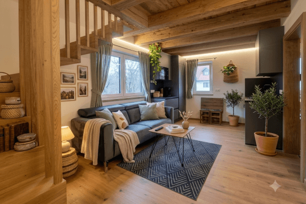 Pronájem bytu 1+kk 45 m², Lohweg 4a, Eching, Bavorsko Pronájem bytu 1+kk 45 m², Lohweg 4a, Eching, Bavorsko
