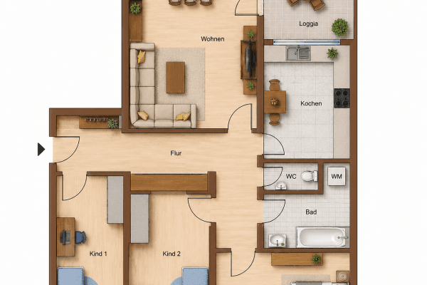 Prodej bytu 4+1 99 m², Germering, Bavorsko Prodej bytu 4+1 99 m², Germering, Bavorsko
