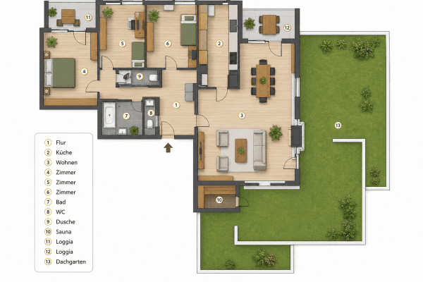 Prodej bytu 4+1 138 m², Erkrath, Severní Porýní-Vestfálsko Prodej bytu 4+1 138 m², Erkrath, Severní Porýní-Vestfálsko