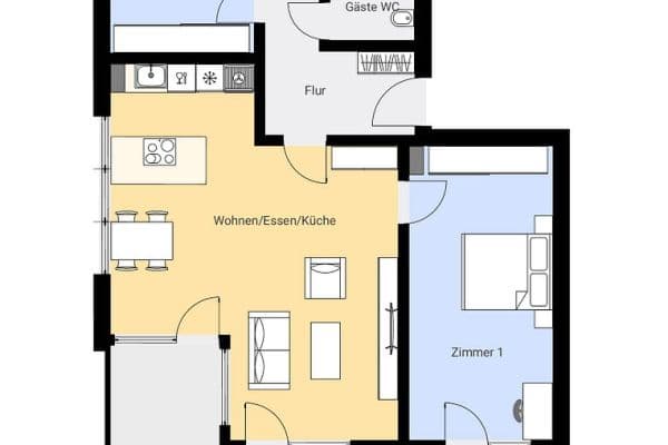 Pronájem bytu 3+1 100 m², Oberhochstegstr. 43, Lindau Pronájem bytu 3+1 100 m², Oberhochstegstr. 43, Lindau
