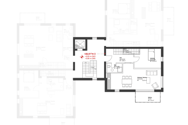 Prodej bytu 3+1 107 m², Schleswiger Str. 22-24, Eckernförde, Šlesvicko-Holštýnsko Prodej bytu 3+1 107 m², Schleswiger Str. 22-24, Eckernförde, Šlesvicko-Holštýnsko