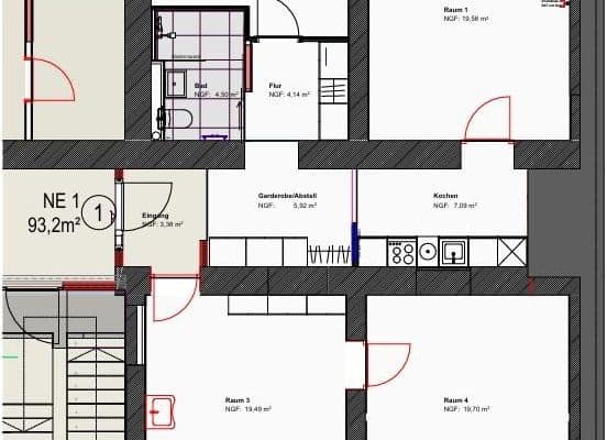 Pronájem kanceláře 94 m², Budenbergstraße 9, Magdeburg, Sasko-Anhaltsko Pronájem kanceláře 94 m², Budenbergstraße 9, Magdeburg, Sasko-Anhaltsko
