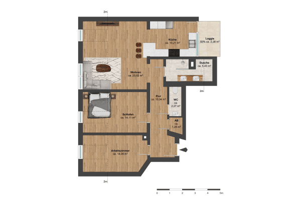 Pronájem bytu 3+1 90 m², Cvikov, Sasko Pronájem bytu 3+1 90 m², Cvikov, Sasko