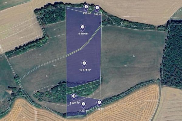Prodej pozemku 24.576 m², Korno Prodej pozemku 24.576 m², Korno