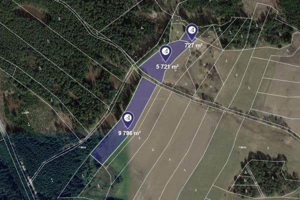 Prodej pozemku 16.244 m², Lodhéřov, Jihočeský kraj Prodej pozemku 16.244 m², Lodhéřov, Jihočeský kraj