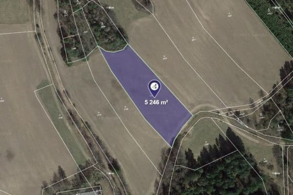 Prodej pozemku 5.246 m², Lodhéřov Prodej pozemku 5.246 m², Lodhéřov