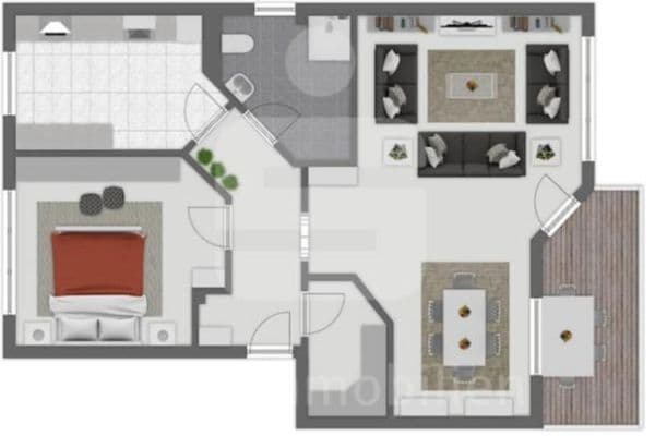 Pronájem bytu 2+1 67 m², Kampstraße 7B, Kerpen Pronájem bytu 2+1 67 m², Kampstraße 7B, Kerpen