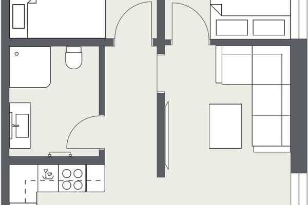 Pronájem bytu 3+1 55 m², Berlin Pronájem bytu 3+1 55 m², Berlin