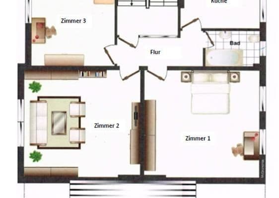Pronájem bytu 3+1 100 m², Bismarckallee, Ahrensburg Pronájem bytu 3+1 100 m², Bismarckallee, Ahrensburg