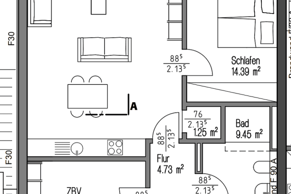 Pronájem bytu 3+1 77 m², Borgholzhausen Pronájem bytu 3+1 77 m², Borgholzhausen