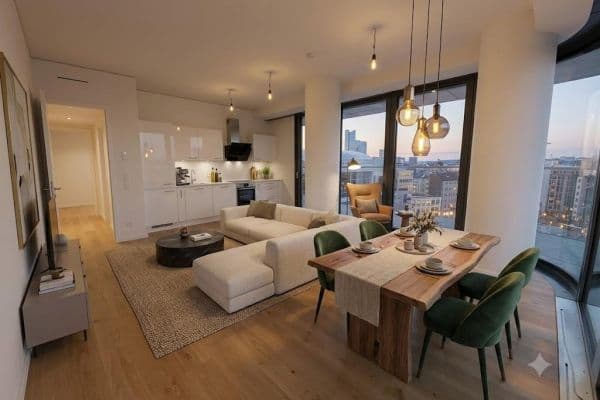 Pronájem bytu 4+1 110 m², Europa-Allee 2, Frankfurt am Main Pronájem bytu 4+1 110 m², Europa-Allee 2, Frankfurt am Main
