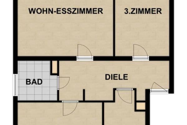 Pronájem bytu 3+1 80 m², Rodgau Pronájem bytu 3+1 80 m², Rodgau