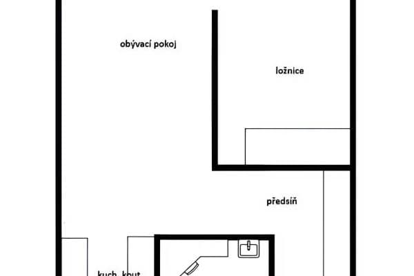 Prodej bytu 2+kk 42 m², Doubravická, Praha Prodej bytu 2+kk 42 m², Doubravická, Praha