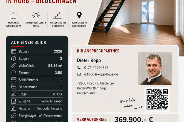 Prodej bytu 3+kk 85 m², Horb am Neckar, Bádensko-Württembersko Prodej bytu 3+kk 85 m², Horb am Neckar, Bádensko-Württembersko