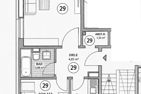 Prodej bytu 2+1 42 m², Frank-Wedekind-Straße, Wiesbaden Prodej bytu 2+1 42 m², Frank-Wedekind-Straße, Wiesbaden