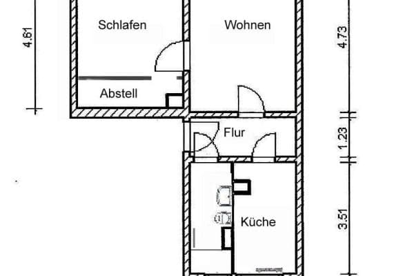 Prodej bytu 2+1 46 m², Leipzig, Sasko Prodej bytu 2+1 46 m², Leipzig, Sasko