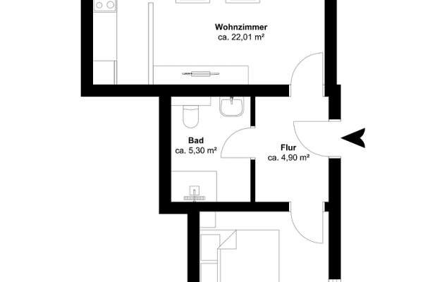 Pronájem bytu 2+1 60 m², Pivitt 2, Hagen Pronájem bytu 2+1 60 m², Pivitt 2, Hagen