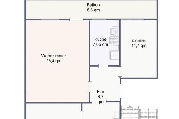 Pronájem bytu 3+1 83 m², Lörrach Pronájem bytu 3+1 83 m², Lörrach