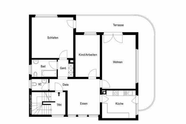 Pronájem bytu 4+1 130 m², Schwimmbadstraße 7, Bad Herrenalb Pronájem bytu 4+1 130 m², Schwimmbadstraße 7, Bad Herrenalb