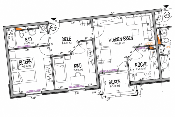 Pronájem bytu 3+1 63 m², Stuttgart, Bádensko-Württembersko Pronájem bytu 3+1 63 m², Stuttgart, Bádensko-Württembersko