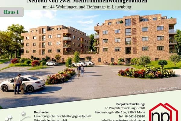 Prodej bytu 2+1 62 m², Hinter der Feldstraße 5, Lauenburg/Elbe, Šlesvicko-Holštýnsko Prodej bytu 2+1 62 m², Hinter der Feldstraße 5, Lauenburg/Elbe, Šlesvicko-Holštýnsko