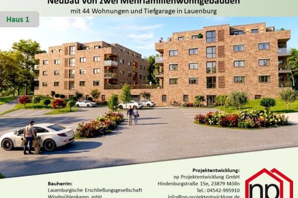 Prodej bytu 3+1 111 m², Hinter der Feldstraße 5, Lauenburg/Elbe, Šlesvicko-Holštýnsko Prodej bytu 3+1 111 m², Hinter der Feldstraße 5, Lauenburg/Elbe, Šlesvicko-Holštýnsko