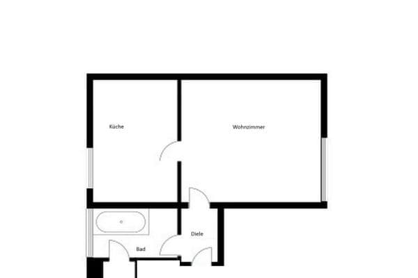 Pronájem bytu 2+1 33 m², Hufelandstr. 15, Essen Pronájem bytu 2+1 33 m², Hufelandstr. 15, Essen