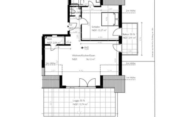 Pronájem bytu 2+kk 92 m², Graslitzerstraße 16, Aschaffenburg Pronájem bytu 2+kk 92 m², Graslitzerstraße 16, Aschaffenburg
