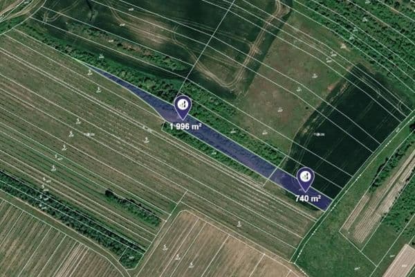 Prodej pozemku 2.736 m², Starovičky Prodej pozemku 2.736 m², Starovičky
